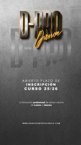 Abierto plazo de inscripción para D-Prodance curso 25-26