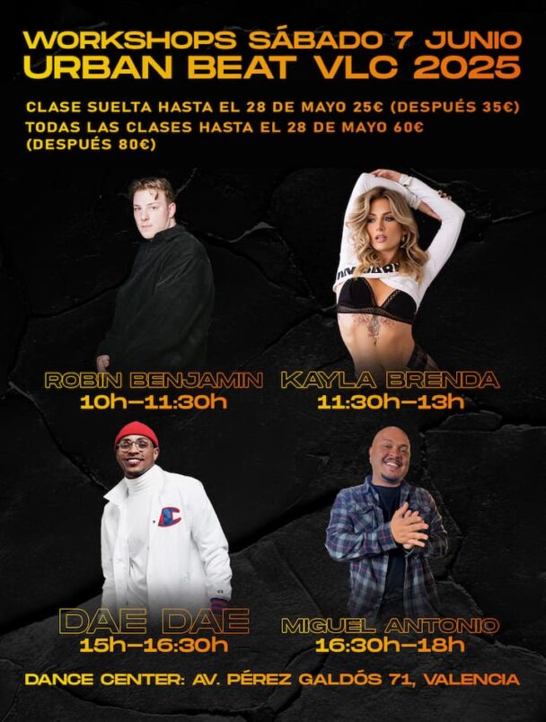 WorkShop Urban Beat VLC junio de 2025